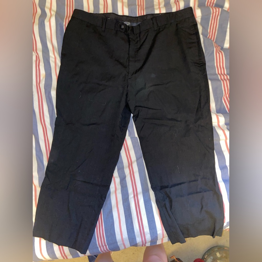 MENS PRONTO UOMO PLATINUM SUIT PANT, 42x30 CHARCOAL